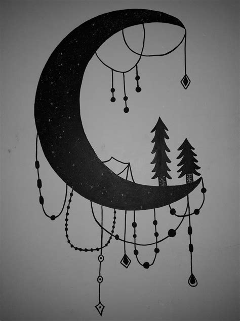 Desenhos Na Parede Lua Decoração De Lua Desenhos Para Parede De