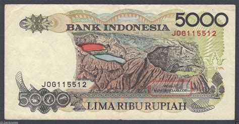 Indonesia 5000 Rupiah 1992 P130f Extremely Fine