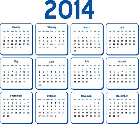 Creative 2014 Monthly Calendar 20 Files Elsoar