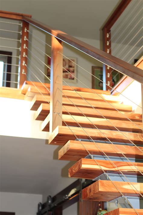 Combine The Modern Sleek Look Of Cable Railing With Wood Stainless