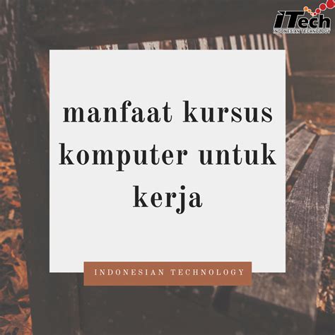 Kursus komputer offline maupun kursus online, kursus komputer online, les komputer materi yang aplikatif dengan dunia kerja, 80% praktek dan 20% teori. Manfaat Kursus Komputer Tuk Bekerja | Lulus Langsung Kerja