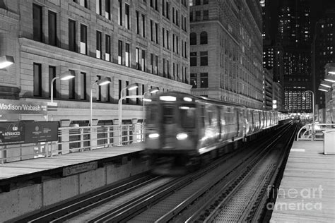Chicago Elevated Train Photograph By Michael Paskvan Fine Art America