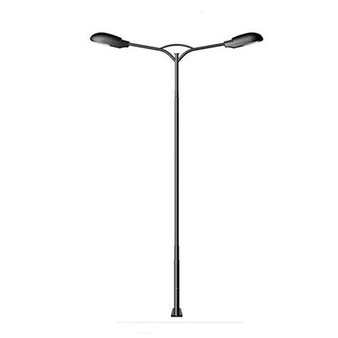 Mild Steel 3 Meter Dual Arm Ms Street Light Pole At Rs 4000piece In