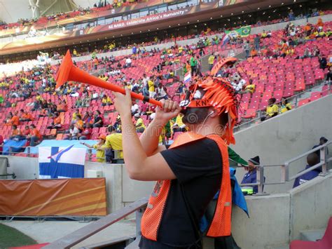 Dutch soccer world cup fan editorial photo. Image of african - 15028636
