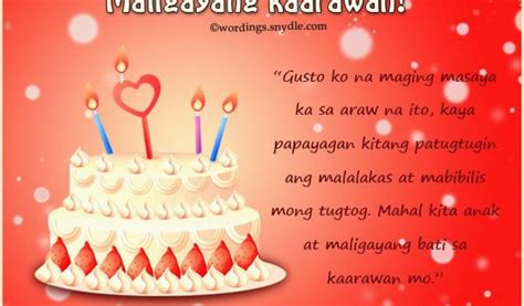 To love and be loved is something that everyone wishes for and there will be that one person you'll meet and your life changes forever. Happy Birthday Quotes for Wife Tagalog Best 25 Birthday Message Tagalog Ideas On Pinterest ...