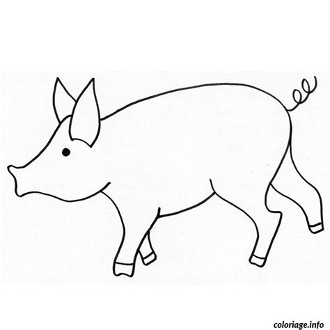 Ce dessin a ete mis a la disposition des internautes le 07 fevrier 2106. Coloriage cochon nain - JeColorie.com