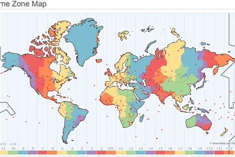 Tabel Perbedaan Waktu Di Dunia IMAGESEE