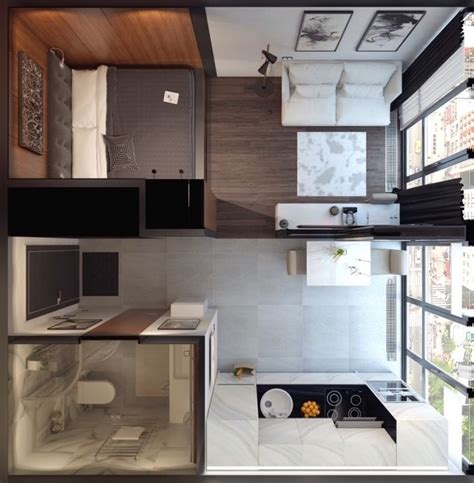 1001 + idées déco et astuces gain place pour l'aménagement studio 20m2