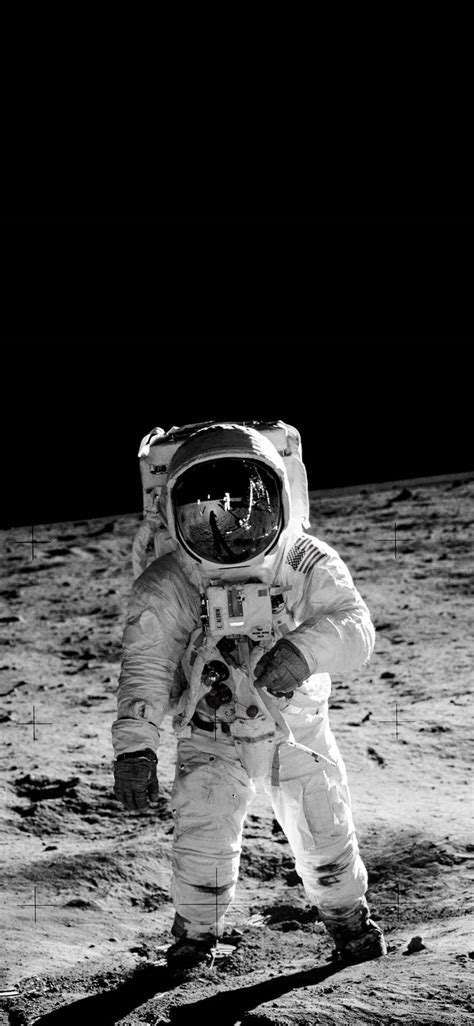 Download Astronaut On The Moon—the First Man To Land On The Lunar