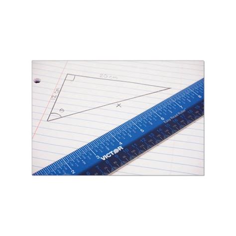 Victor Easy Read Stainless Steel Ruler Vctez18sbl