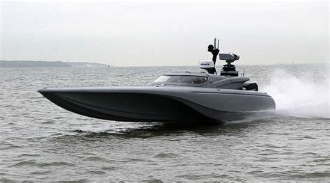 Showboating Royal Navy Test Drives New ‘batman Drone Boat On Thames — Rt Uk