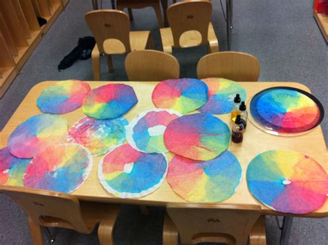 Gorgeous Color Wheels Creative Teaching Kindergarten Colors Art Lessons