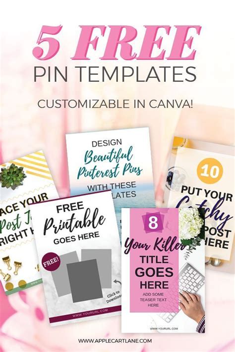 Free Pinterest Pin Templates Customizable In Canva Artofit