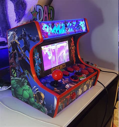 Mini Bartop Acrade Retropie Arcade Cabinet By Theavecustoms On Etsy