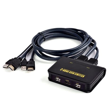 I have 2 hdmi ports in my computer and one of them is disbled and i dont feel like buying an adapter for my monitor, so do i have to download. USB 2.0 HDMI 2 Port Dual Port KVM Switch Switcher With ...