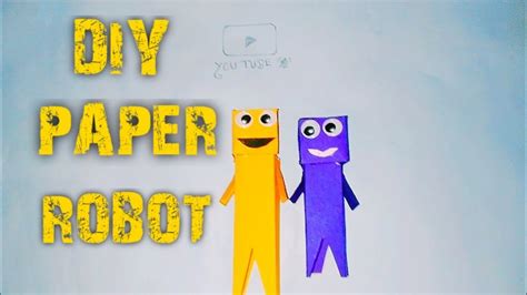 How To Make Paper Robot Paper Robot Making For Kids Diy Paper Robot