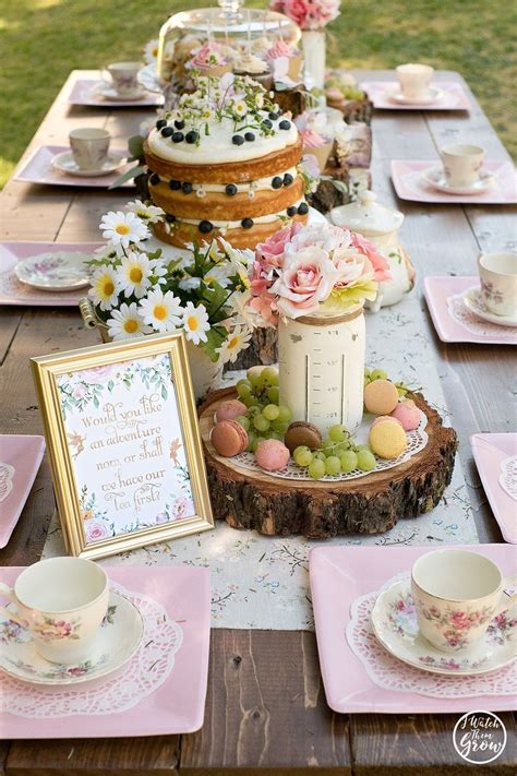 Fairy Tea Party Ideas Fairy Tea Parties Fairy Garden Birthday Party