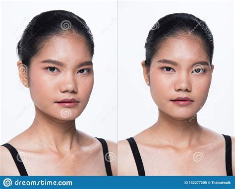 fashion asian woman tan skin black hair eyes stock image image of lighting heart 152277205