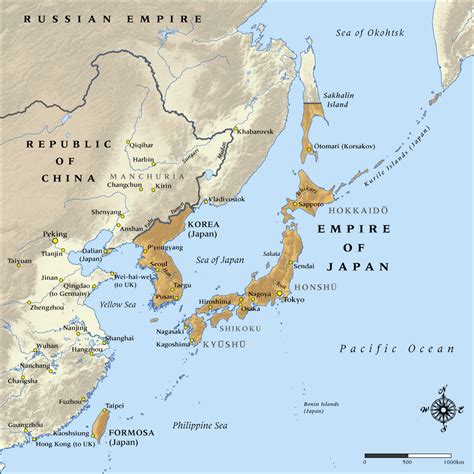 Japan announced its surrender six days later. Map of the Empire of Japan in 1914 | NZHistory, New Zealand history online