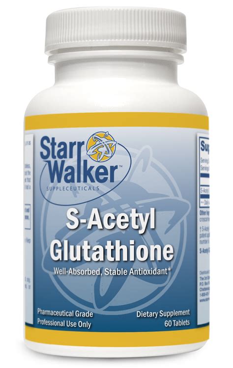 S-Acetyl Glutathione (60 VCaps or 120 caps) | Starr Walker