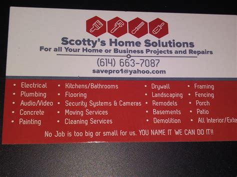 Scottys Home And Business Solutions Columbus Oh
