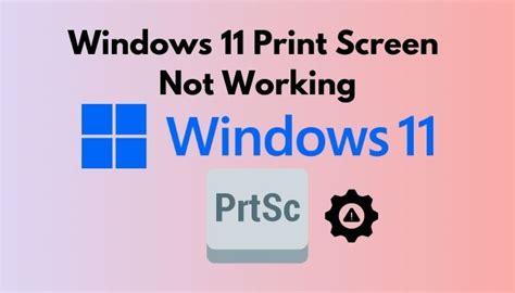 Windows Print Screen Not Working Proven Solution