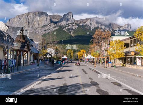 Canmore Alberta Canada 28 September 2021 The Town Of Canmore In