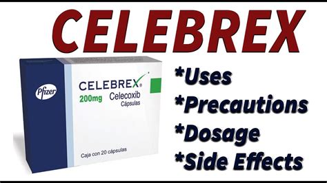 Celebrex Capsule Celecoxib Uses Precautions Dosage Side Effects Youtube
