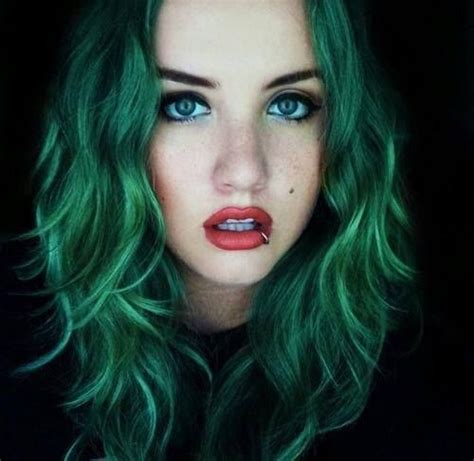 The 25 Best Emerald Green Hair Ideas On Pinterest Emerald Hair Dark