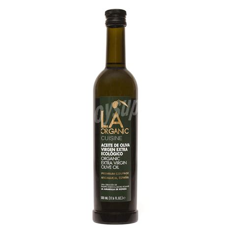 la cuisine aceite de oliva virgen extra ecológico botella 500 ml