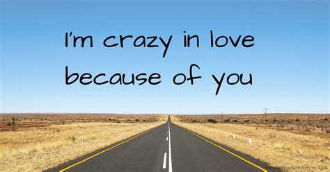 Im Crazy In Love Because Of You Text Message By Tatenda Purple