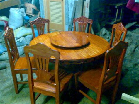 Free delivery & warranty available. Wood Furniture 6 Seater Narra Dining Set FOR SALE from ...