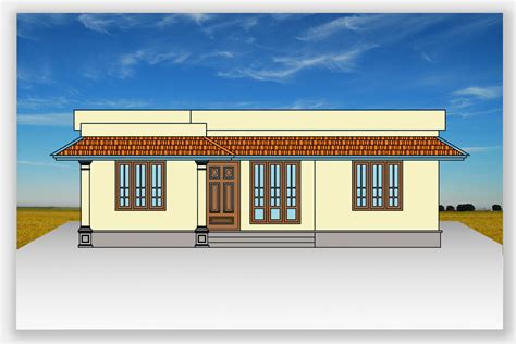 Another choice that you might consider are small 3 bedroom house plans. Kerala Style 1110 Sq.Ft. Three Bedroom House Plan and ...