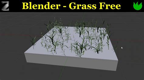 Blender And Grass Free Easy And Fast Create Unlimited Randomized Grass