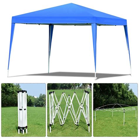 Each is made in different sizes and materials depending on how and when they are going to be used. Outdoor Foldable Portable Shelter Gazebo Canopy Tent ...