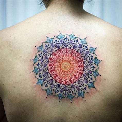 Significado Das Mandalas Em Tatuagens Mega Detalhadas Colorful Mandala Tattoo Religious