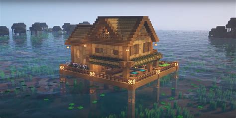 Minecraft Lake House Ideas And Design