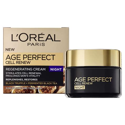 Buy Skin Expert L Oreal Paris Age Perfect Cell Renew Night Cream 50 Ml