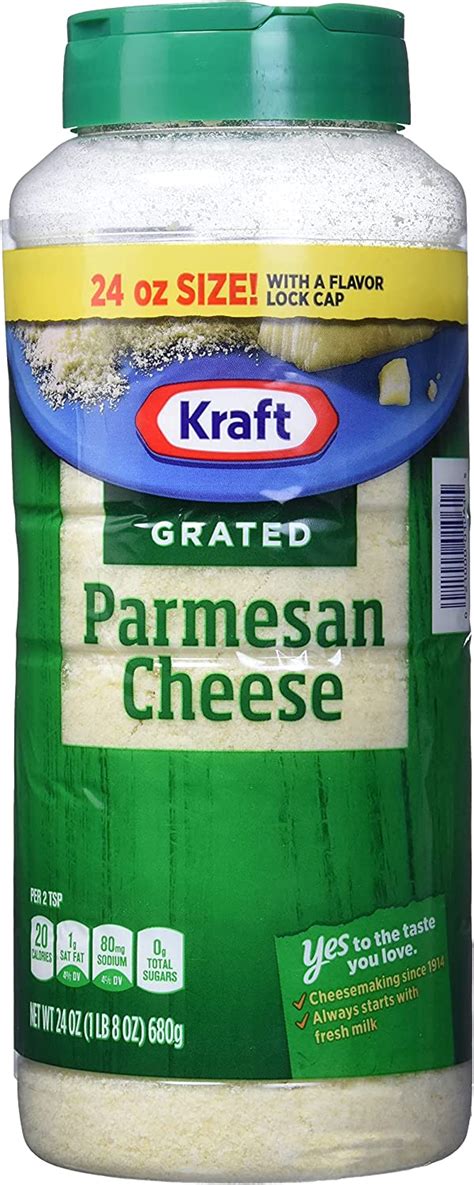 Kraft 100 Grated Parmesan Cheese 24 Oz 24 Ounces Amazonca