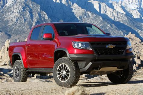 Four Wheeler Names 2018 Chevrolet Colorado Zr2 Pickup Truck Of The Year