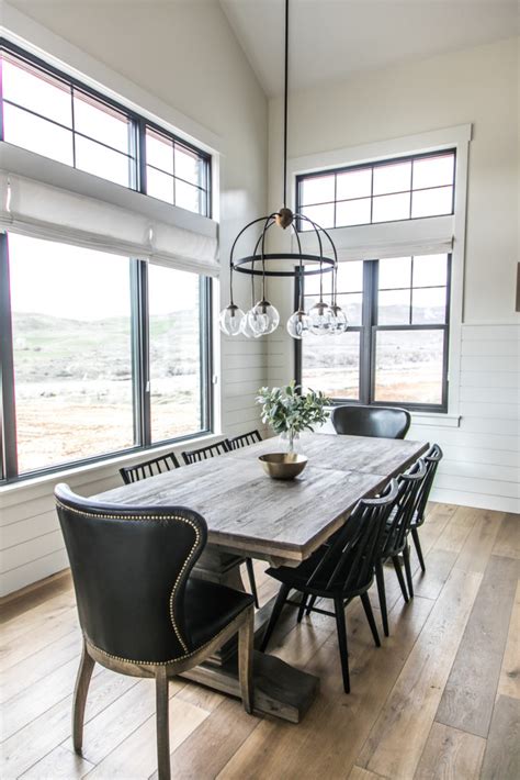 A white kitchen table set is ideal among all homes for its resilience, compatibility, and beauty. SMI Modern Farmhouse Kitchen and Dining Nook - Sita ...