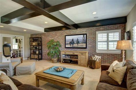 20 Exposed Brick Living Room Ideas Housely