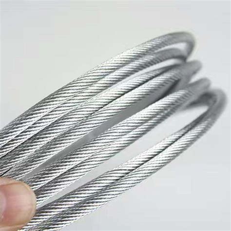 Non Rotation Galvanized Steel Wire Rope For Electric Overhead Hoist