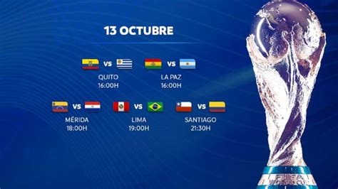 Todos los horarios de los partidos por tv de hoy en vivo. Eliminatorias Sudamericanas: partidos hoy, TV y horarios ...