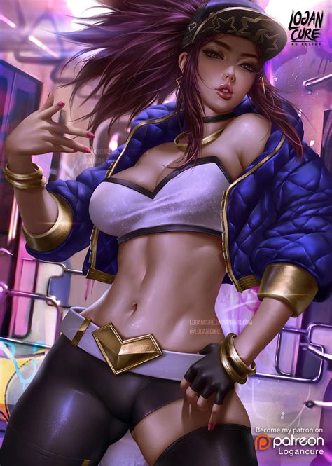 Artstation Akali Kda Logan Cure