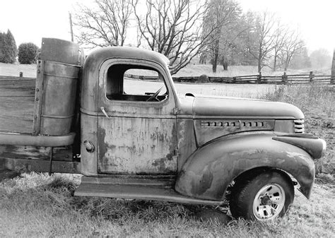 Old Farm Pickup Truck Photograph By Jane Powell Pixels