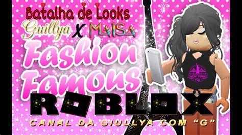Roblox Batalha De Looks No Fashion Famous Youtube