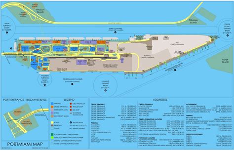 Miami Florida Cruise Port Map Pictures To Pin On Pinterest Pinsdaddy