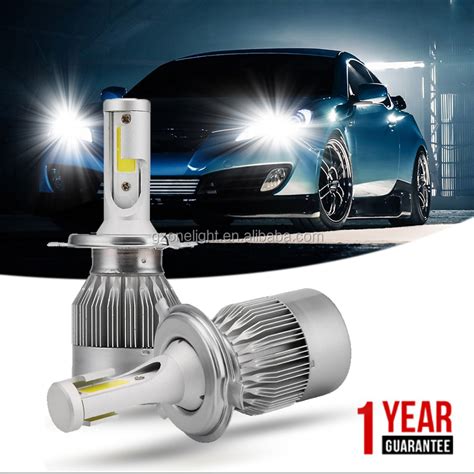 Led Light Car Universal Headlight Bulb C6 Led Headlight H4 36w 8000lm