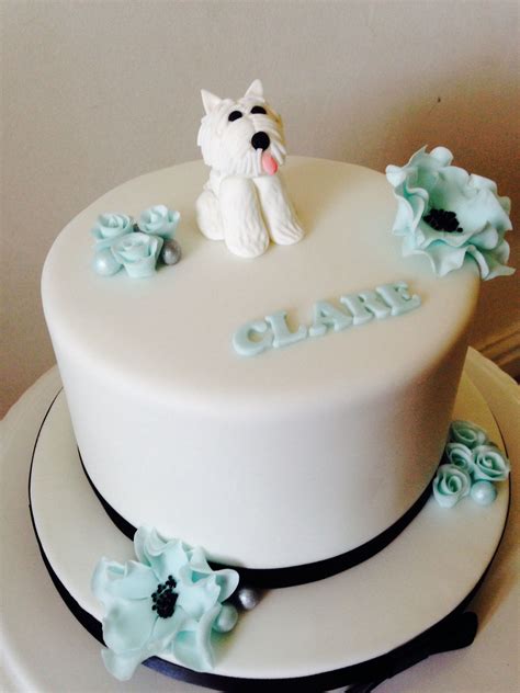 Westie Dog Birthday Cake Westie Dog Westies Dog Birthday Cake Brown